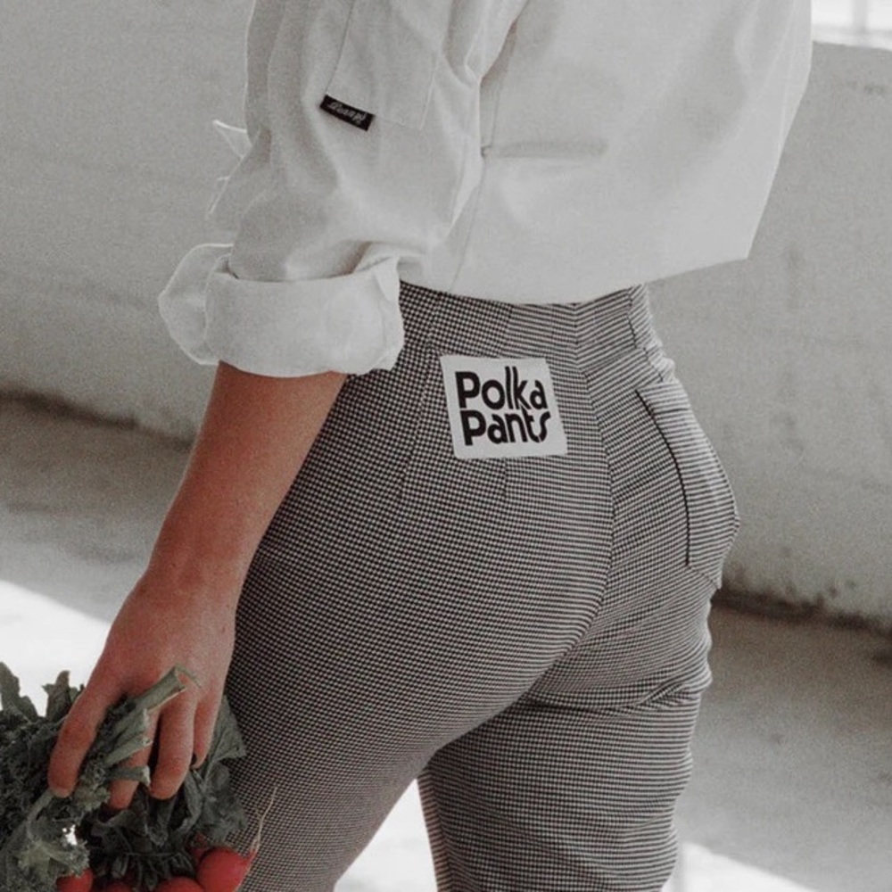 Houndstooth Tailored Pants